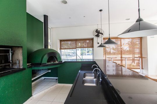 Área comum de casa de condomínio para alugar com 3 quartos, 116m² em Tamboré, Santana de Parnaíba