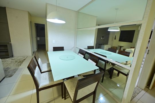 Sala de apartamento para alugar com 2 quartos, 71m² em Setor Bela Vista, Goiânia