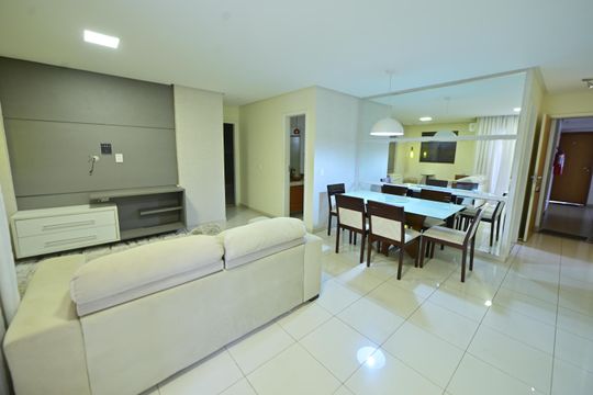 Sala de apartamento para alugar com 2 quartos, 71m² em Setor Bela Vista, Goiânia