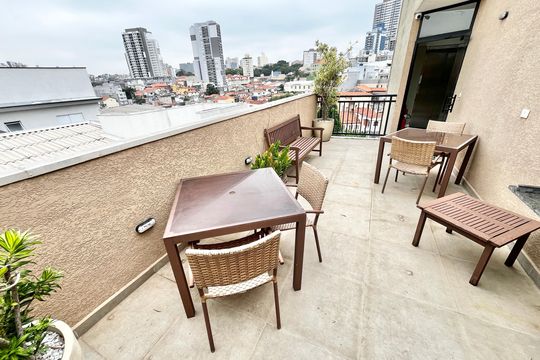 Varanda gourmet de apartamento à venda com 2 quartos, 72m² em Parada Inglesa, São Paulo