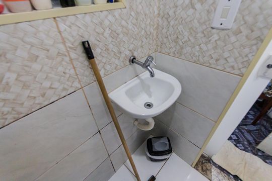 Banheiro do Terraço de casa à venda com 2 quartos, 170m² em Bangú, Santo André