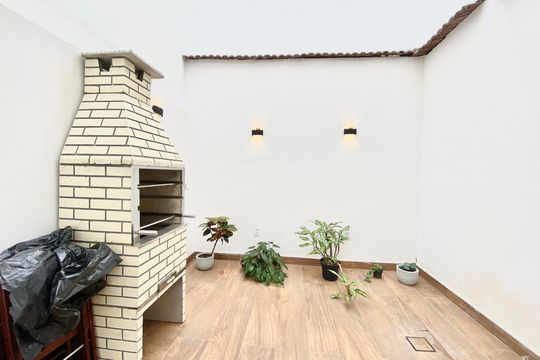 Varanda de casa de condomínio à venda com 3 quartos, 216m² em Botafogo, Rio de Janeiro