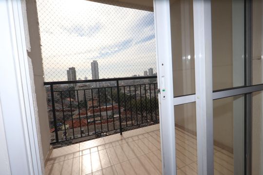 Varanda da Sala de apartamento para alugar com 2 quartos, 55m² em Vila Formosa, São Paulo