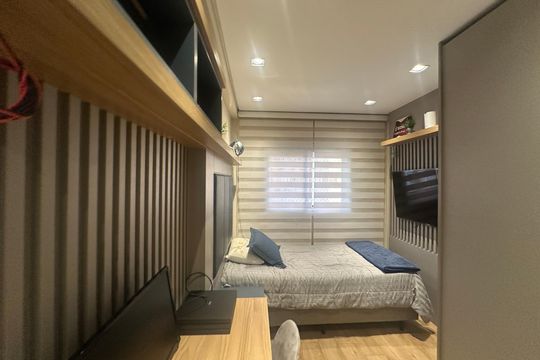 Suíte 2 de apartamento à venda com 3 quartos, 110m² em Alphaville Empresarial, Barueri