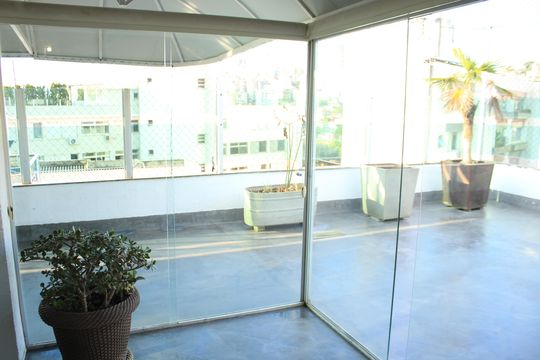 Área do Ofurô de apartamento para alugar com 4 quartos, 384m² em São Bento, Belo Horizonte