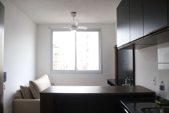 Sala de apartamento para alugar com 1 quarto, 24m² em Água Branca, São Paulo