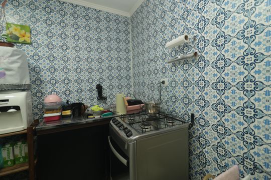 Cozinha de casa de condomínio para alugar com 3 quartos, 116m² em Cambuci, São Paulo