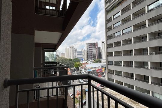 Varanda de kitnet/studio à venda com 0 quarto, 27m² em Vila Clementino, São Paulo