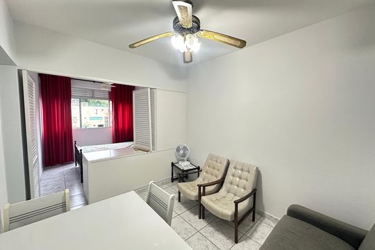 Apartamento para alugar com 1 quarto, 45m² em Centro, São Vicente