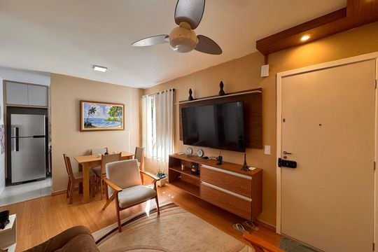 Sala de apartamento para alugar com 2 quartos, 44m² em Vargem Grande, Rio de Janeiro