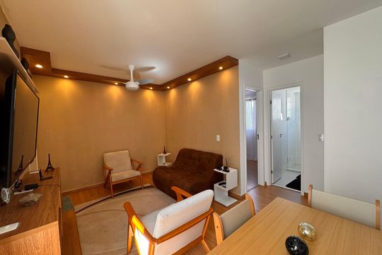 Sala de apartamento para alugar com 2 quartos, 44m² em Vargem Grande, Rio de Janeiro