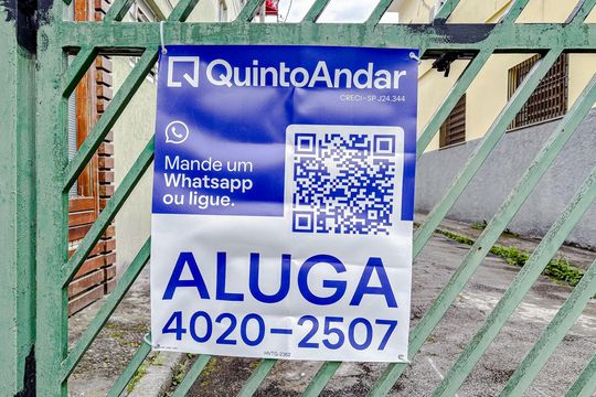 Placa de casa para alugar com 2 quartos, 100m² em Chácara Santo Antônio (zona Leste), São Paulo