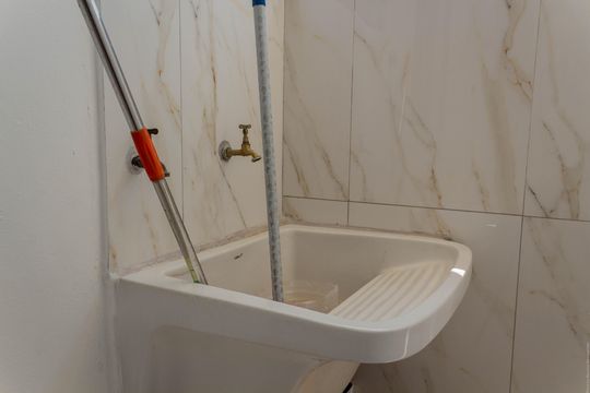 Área de Serviço de apartamento para alugar com 1 quarto, 45m² em Assunção, São Bernardo do Campo