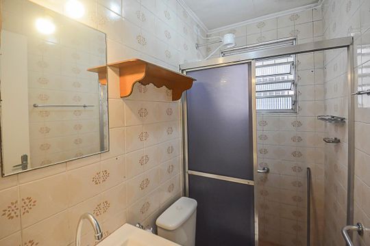 Banheiro Social de apartamento à venda com 2 quartos, 70m² em Santa Terezinha, São Bernardo do Campo