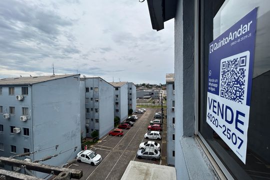 Placa de apartamento à venda com 2 quartos, 48m² em Canudos, Novo Hamburgo