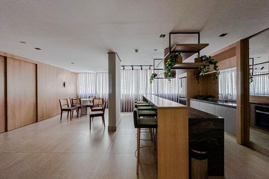 Área comum de kitnet/studio para alugar com 1 quarto, 25m² em Vila Mariana, São Paulo