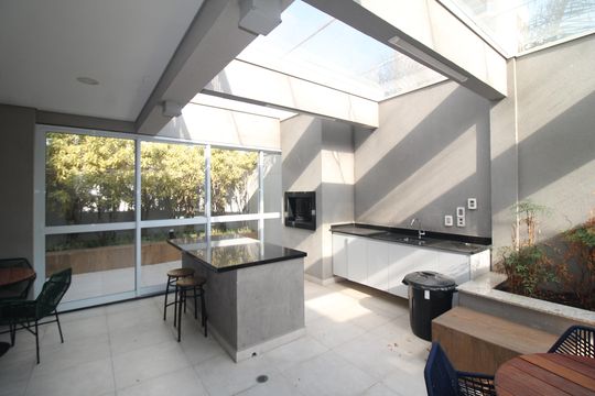Área comum de apartamento para alugar com 1 quarto, 45m² em Santana, São Paulo