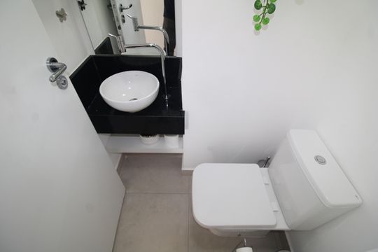 Banheiro de apartamento para alugar com 1 quarto, 45m² em Santana, São Paulo