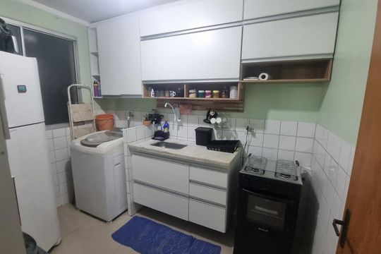 Cozinha de apartamento para alugar com 2 quartos, 43m² em Vila Pompéia, Campinas