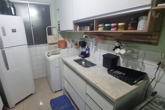 Cozinha de apartamento para alugar com 2 quartos, 43m² em Vila Pompéia, Campinas