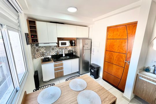 Sala/Cozinha de apartamento à venda com 1 quarto, 32m² em Parque Mandaqui, São Paulo