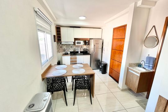 Sala/Cozinha de apartamento à venda com 1 quarto, 32m² em Parque Mandaqui, São Paulo