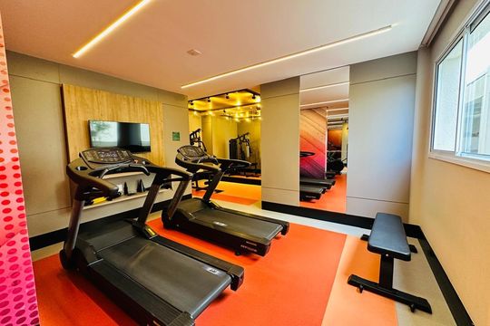 Área comum - Academia de kitnet/studio para alugar com 1 quarto, 44m² em Vila Itapura, Campinas