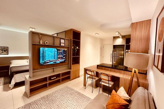 Sala de kitnet/studio para alugar com 1 quarto, 44m² em Vila Itapura, Campinas