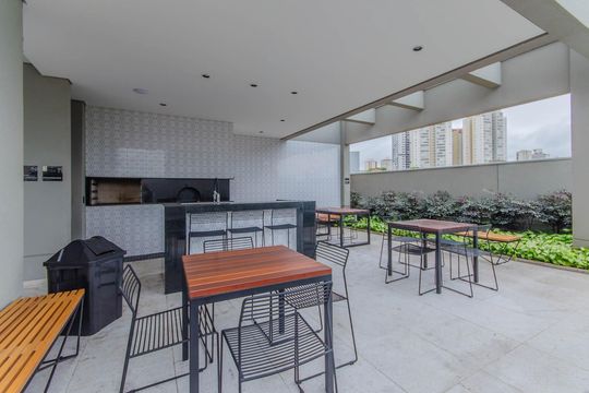 Área comum - Churrasqueira de apartamento à venda com 2 quartos, 52m² em Vila Firmiano Pinto, São Paulo
