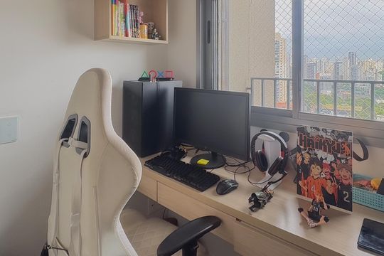 Quarto 2 de apartamento à venda com 2 quartos, 52m² em Vila Firmiano Pinto, São Paulo
