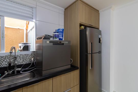 Cozinha de apartamento para alugar com 2 quartos, 51m² em Jardim Paraiso, Guarulhos