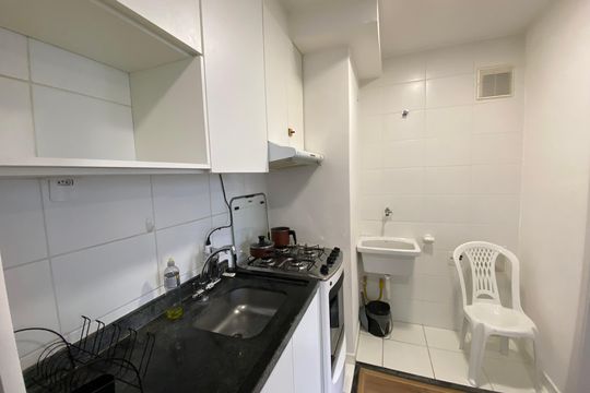 Cozinha de apartamento para alugar com 2 quartos, 34m² em Butantã, São Paulo