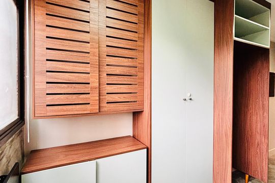 Cozinha  de apartamento à venda com 3 quartos, 80m² em Tamboré, Barueri