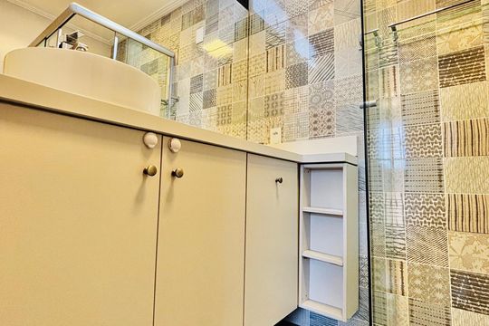 Banheiro da Suíte 1 de apartamento à venda com 3 quartos, 80m² em Tamboré, Barueri