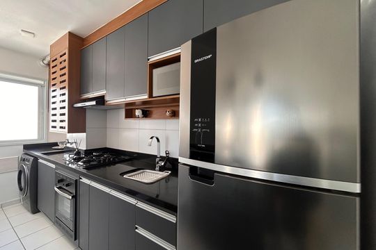 Cozinha de apartamento para alugar com 2 quartos, 49m² em Vila Pirituba, São Paulo