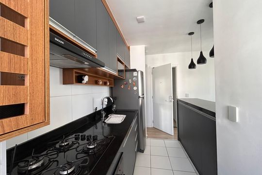 Cozinha de apartamento para alugar com 2 quartos, 49m² em Vila Pirituba, São Paulo