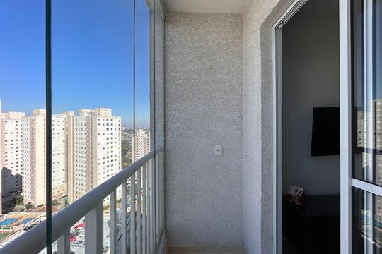 Varanda da Sala de apartamento para alugar com 2 quartos, 49m² em Vila Pirituba, São Paulo