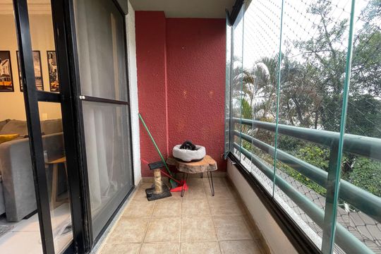 Varanda da Sala de apartamento à venda com 3 quartos, 96m² em Cidade São Francisco, São Paulo
