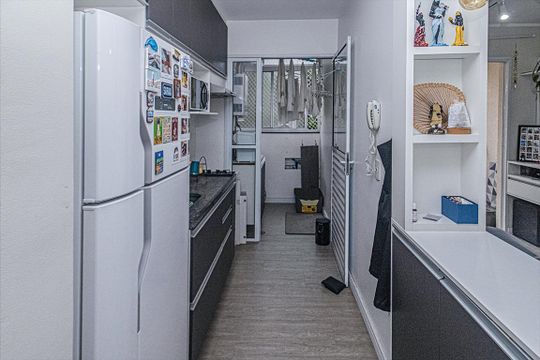 cozinha_2 de apartamento para alugar com 2 quartos, 45m² em Parque Fongaro, São Paulo