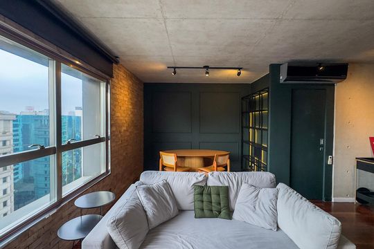 Apartamento para alugar com 1 quarto, 90m² em Cidade Monções, São Paulo