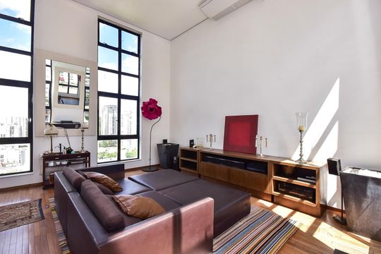 Sala de apartamento à venda com 1 quarto, 210m² em Vila Andrade, São Paulo