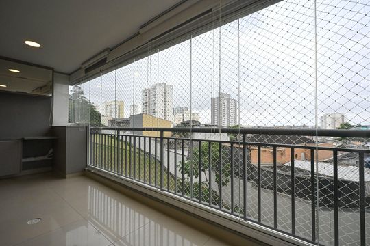 Varanda de apartamento à venda com 3 quartos, 87m² em Jardim Caboré, São Paulo