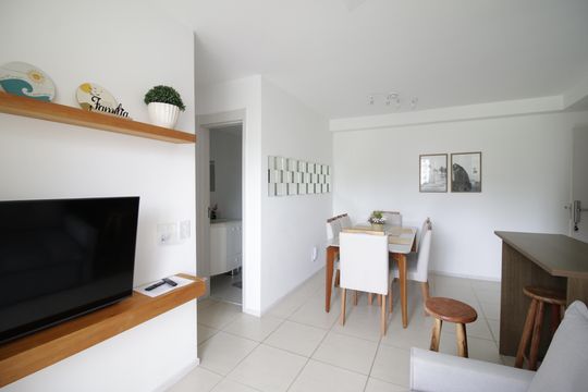 Sala de apartamento à venda com 3 quartos, 64m² em Jacarepaguá, Rio de Janeiro