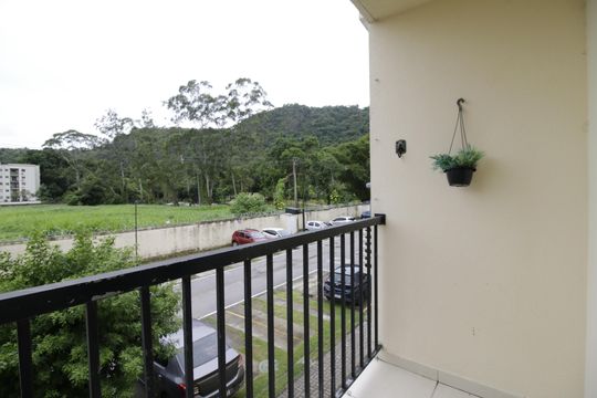 Varanda da Sala de apartamento à venda com 3 quartos, 64m² em Jacarepaguá, Rio de Janeiro