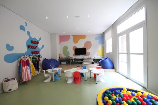 Área comum de apartamento para alugar com 2 quartos, 34m² em Cambuci, São Paulo