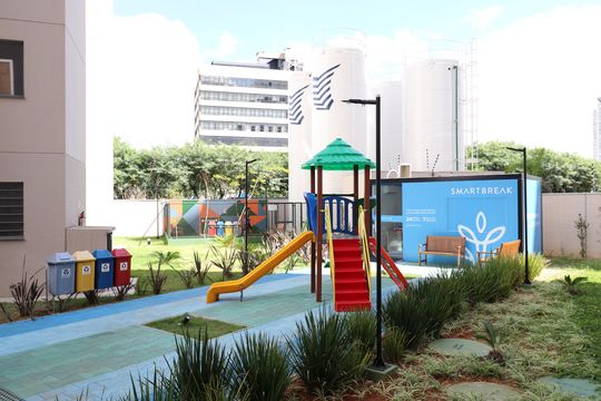 Área comum - Playground de apartamento à venda com 1 quarto, 32m² em Várzea da Barra Funda, São Paulo