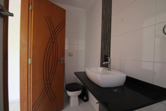 Banheiro da Suíte 1 de casa de condomínio à venda com 4 quartos, 200m² em Jacarepaguá, Rio de Janeiro