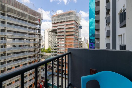 Varanda de apartamento para alugar com 2 quartos, 63m² em Moema, São Paulo
