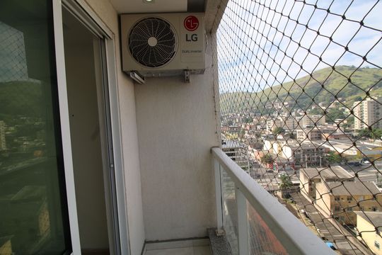 Varanda da Sala de apartamento à venda com 3 quartos, 65m² em Madureira, Rio de Janeiro