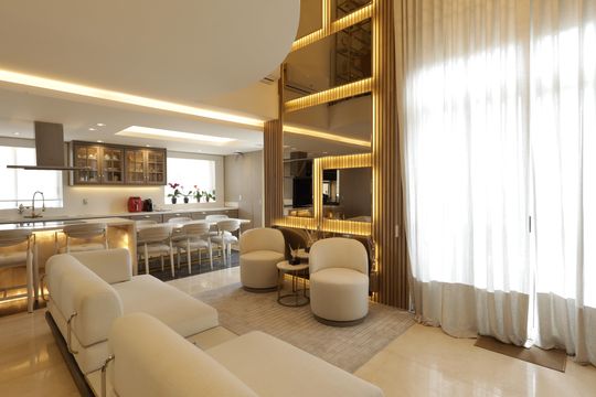 Sala de apartamento para alugar com 2 quartos, 180m² em Vila Andrade, São Paulo